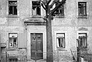 Bäckerei Schneider nach dem Hagelwetter 1935
