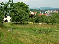Blick über Cunnersdorf zum Wilisch